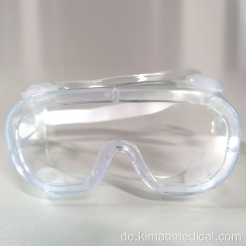 Schutzausrüstung der Schutzbrille über Gläsern